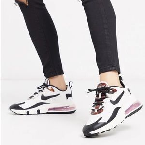 Nike Air Max 270 React cream and Tortoise